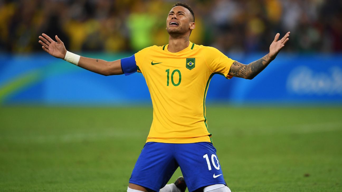 Olympic men's soccer: Neymar gives Brazil soccer gold after