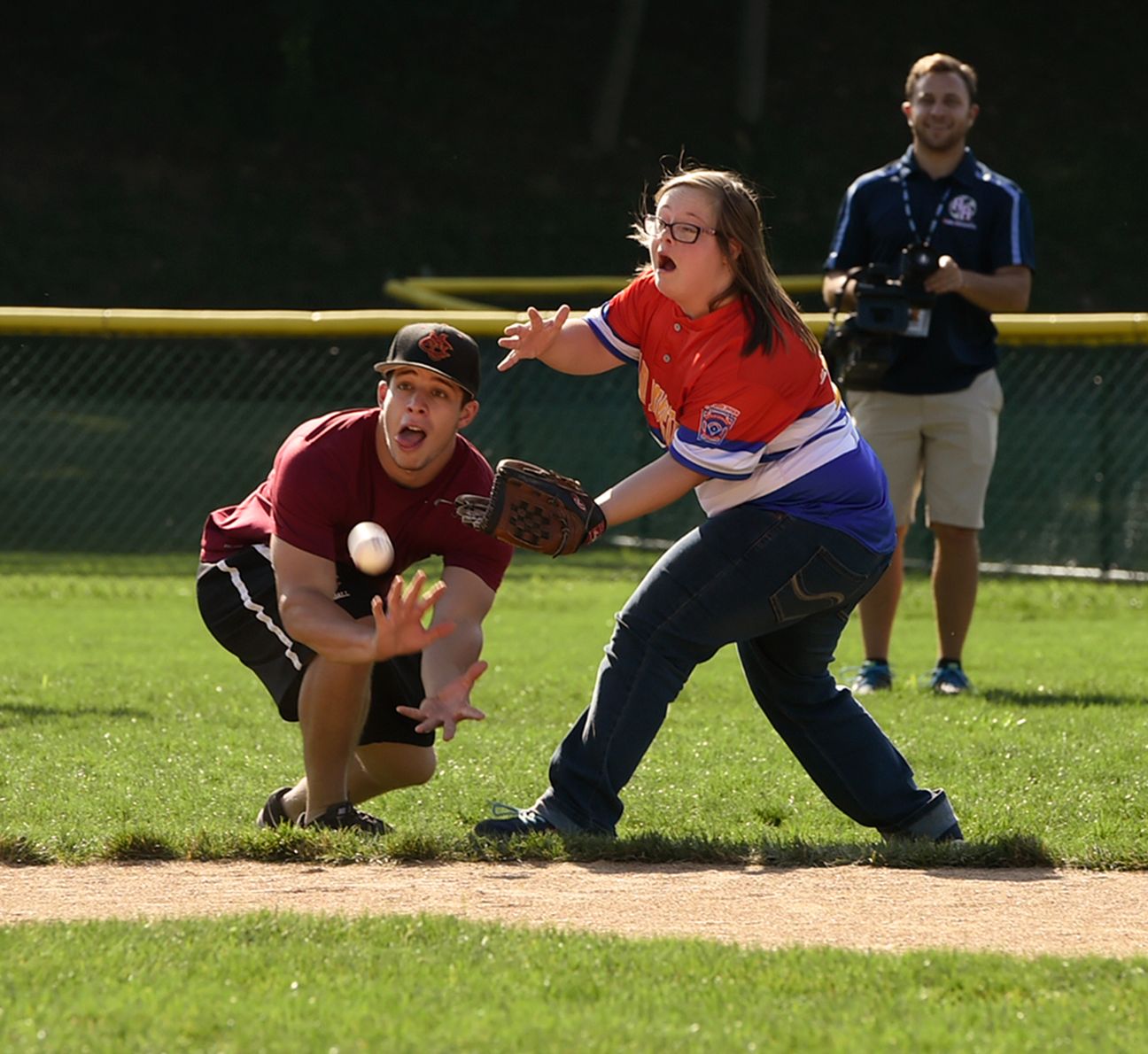 Stretching the field Photo Gallery 2016 Little League World Series Challenger Baseball Game