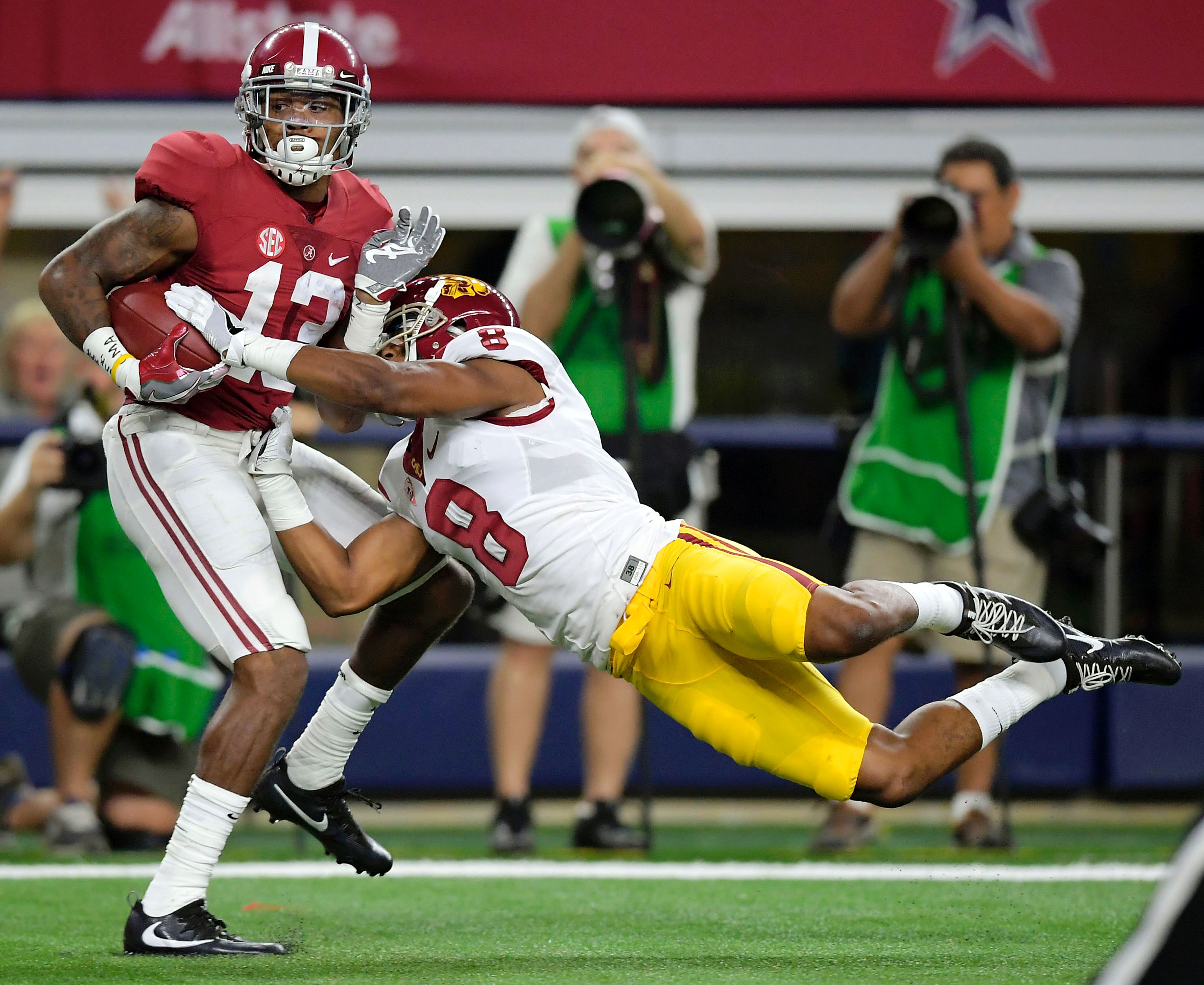 Strong Start For No. 1 Bama - Photos: Best Of College Football Kickoff ...