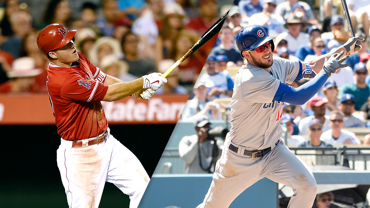 MLB 2016 MVP Mike Trout & Kris Bryant AL NL