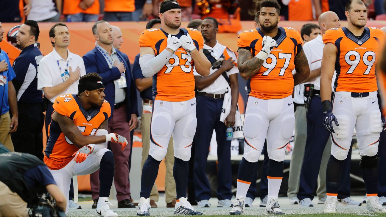 Broncos' Brandon Marshall Meets With Denver Police Chief Over Anthem Protest