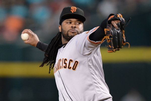 Giants placed Johnny Cueto on DL, making room for Madison Bumgarner