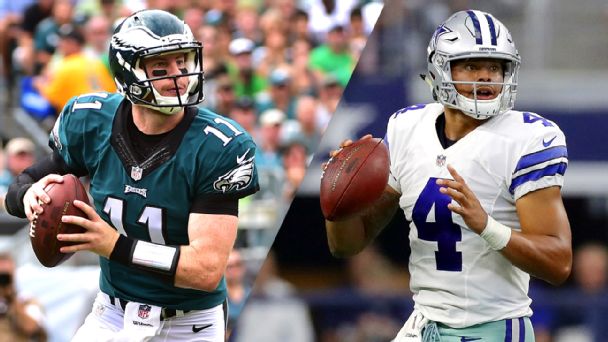 Dak Prescott and the Cowboys are set up for their rematch with the Eagles.  But first, a short break