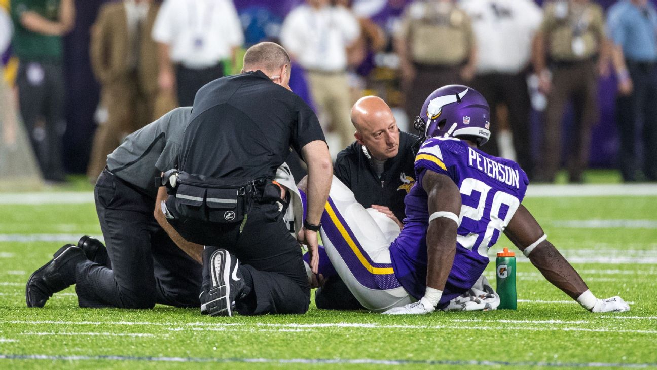 Vikings' Adrian Peterson to Have Knee Surgery - The New York Times