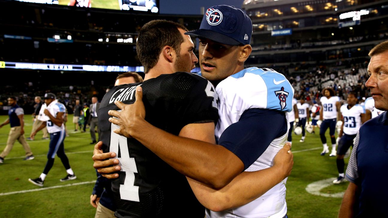 Derek Carr 'dreamed' of having his number retired at Fresno State - ESPN -  Las Vegas Raiders Blog- ESPN