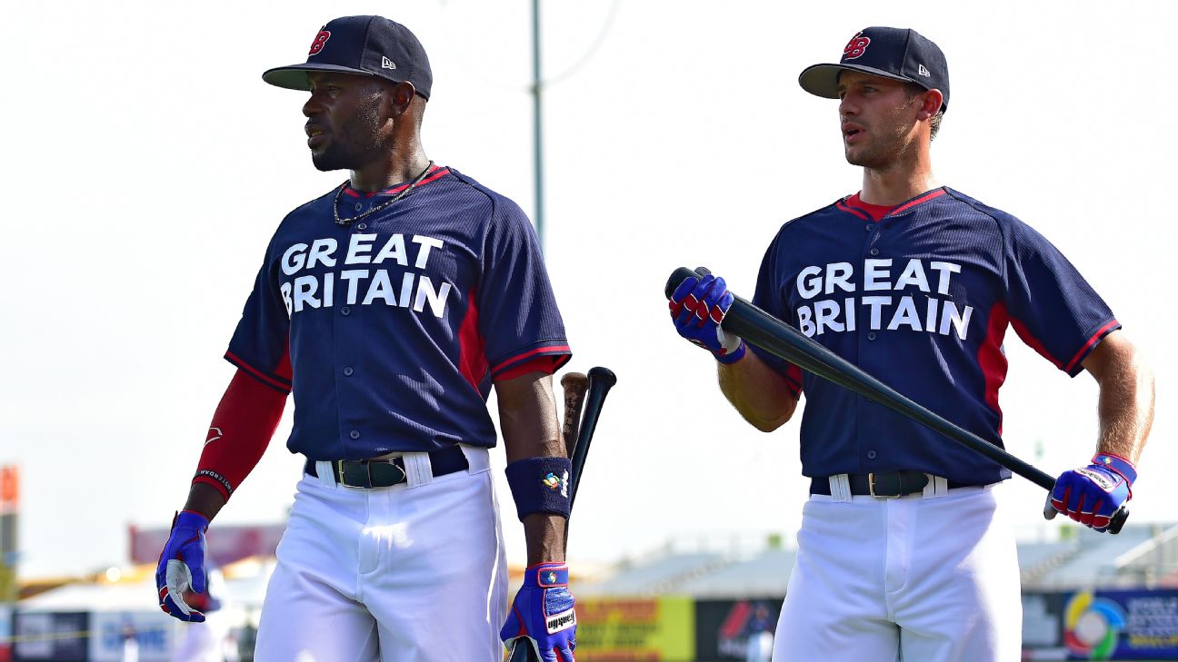 baseball uniforms great britain wbc jersey