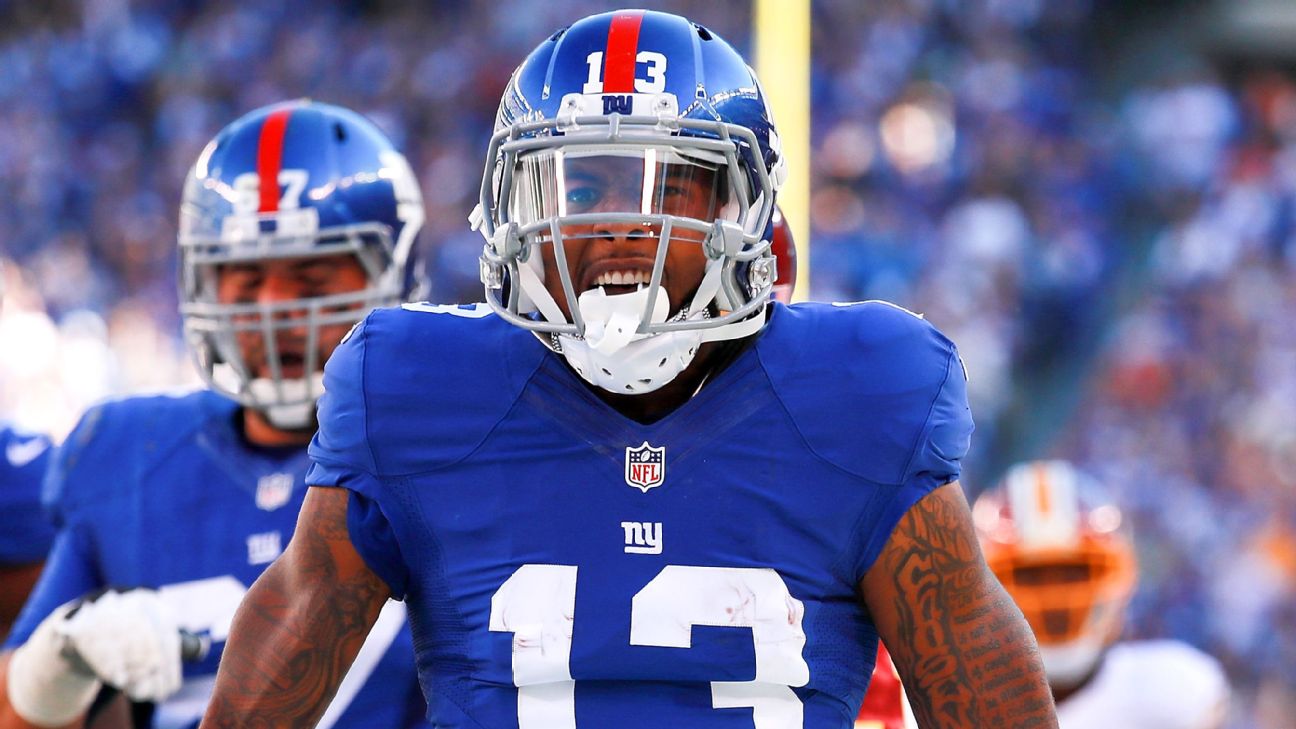 New York Giants' Odell Beckham Jr., Victor Cruz Rule Five States