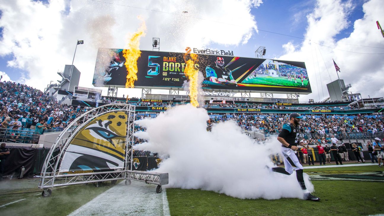 Jacksonville Jaguars removing tarps to add more seating for playoff game -  ESPN