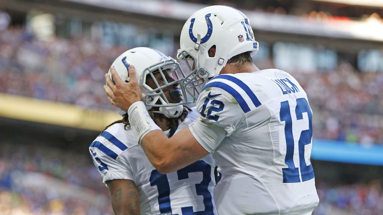 Colts quarterback Andrew Luck will be 'back out there with me,' T.Y. Hilton  says