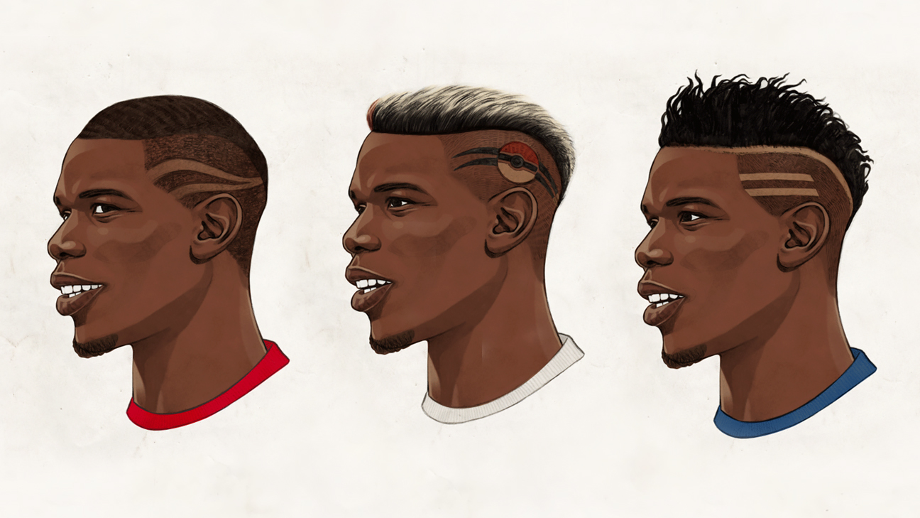 Paul Pogba Hairstyle  Crazy Mohawk Haircuts for Men  Cool Mens Hair