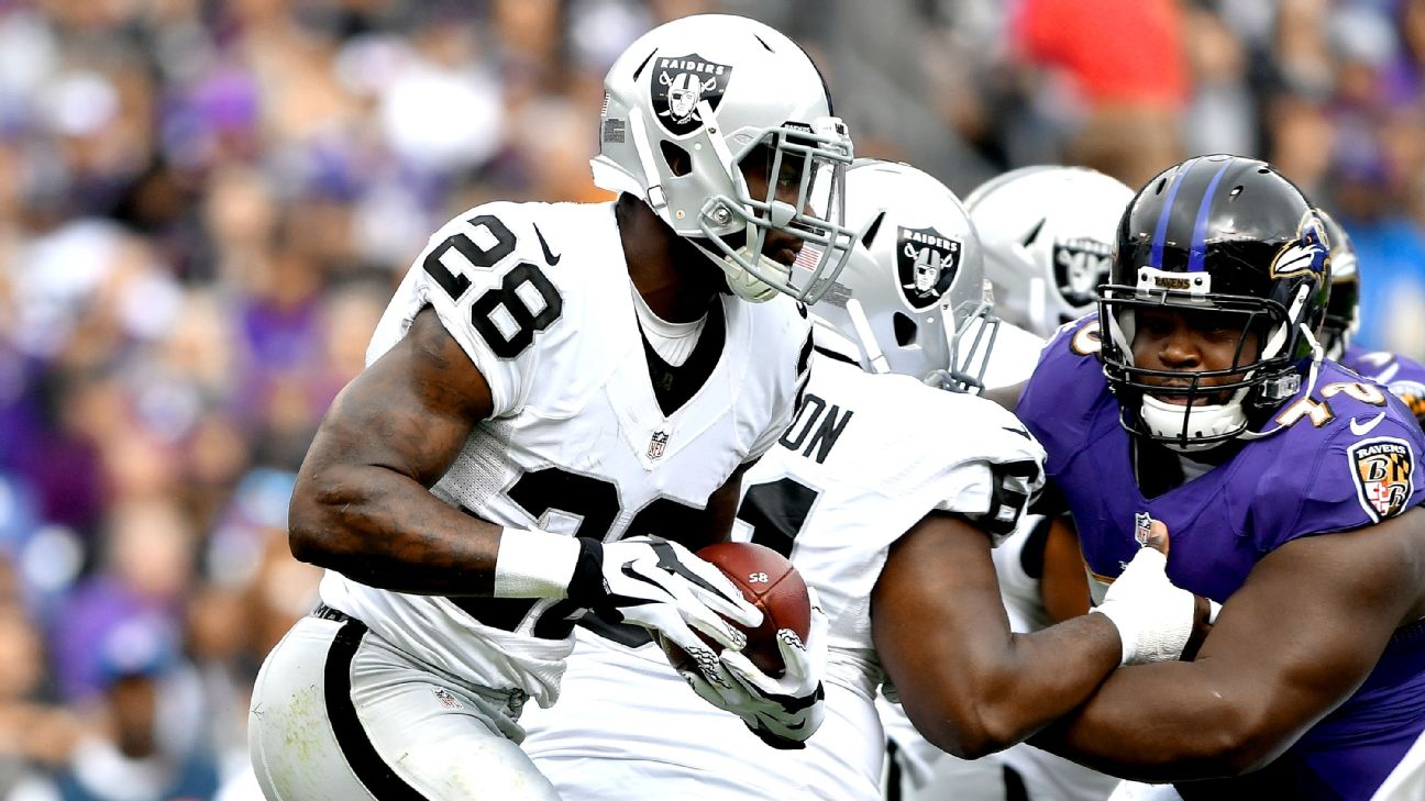 Raiders running back Latavius Murray cleared to play Sunday (w/video)