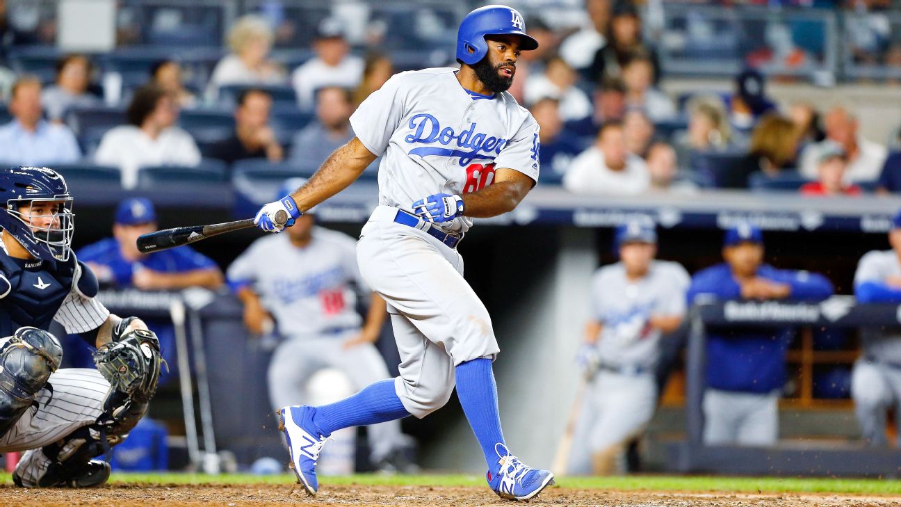 Rookie Andrew Toles gets chance in Los Angeles Dodgers' leadoff spot - ESPN  - Los Angeles - Dodgers Report- ESPN