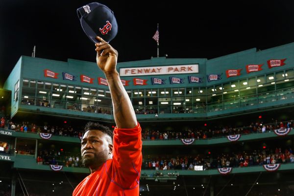 Red Sox star David Ortiz during emotional Fenway pregame ceremony