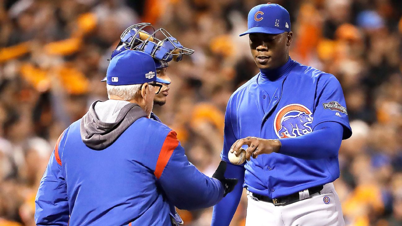 Yankees' Chapman: Cubs' Maddon misused me during postseason