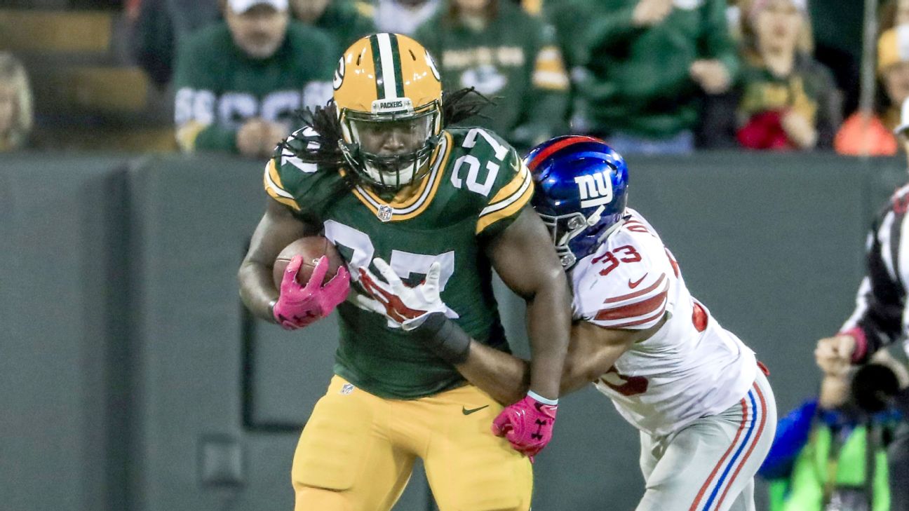 Eddie Lacy wants to get toehold in Packers' backfield