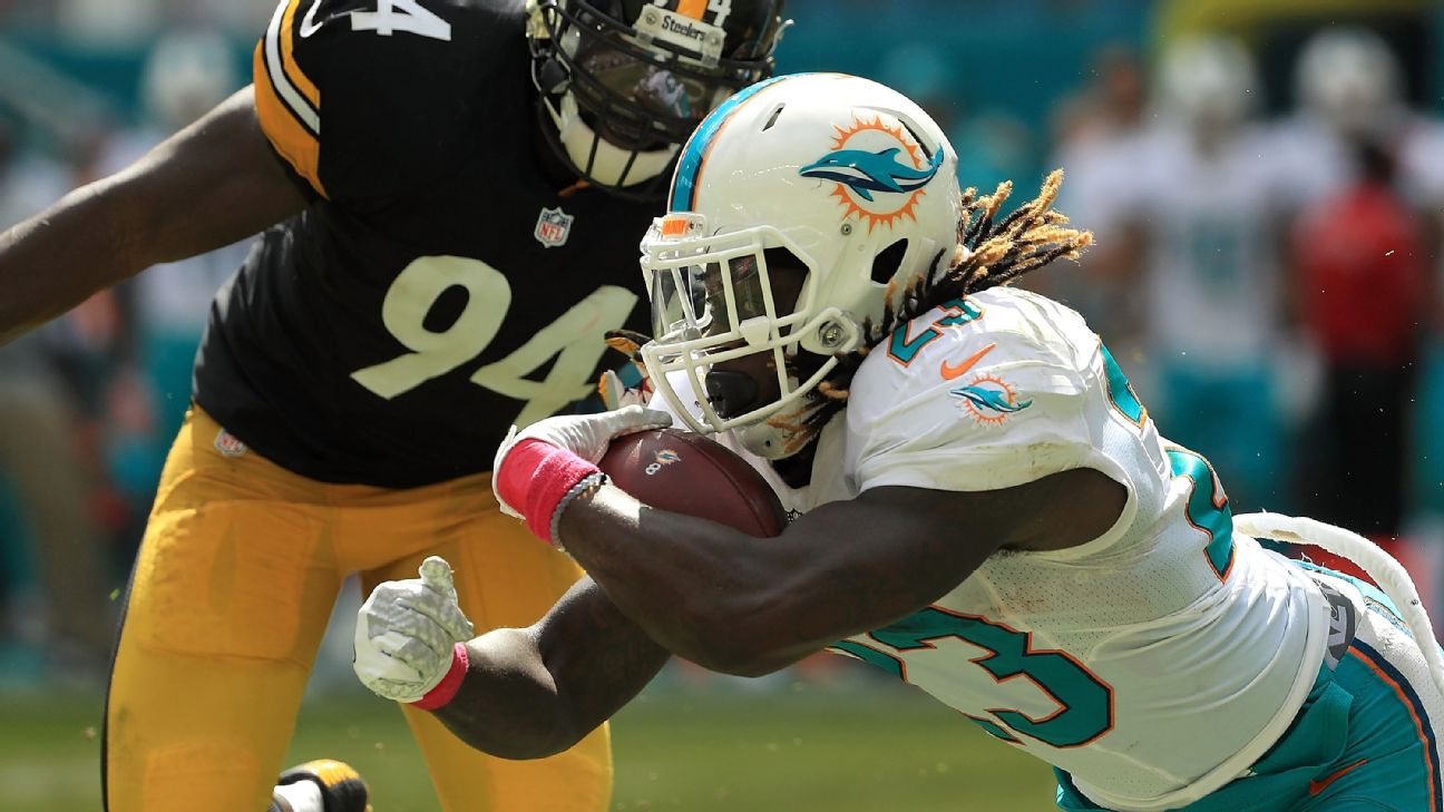 Miami Dolphins off and running with Jay Ajayi pacing offensive