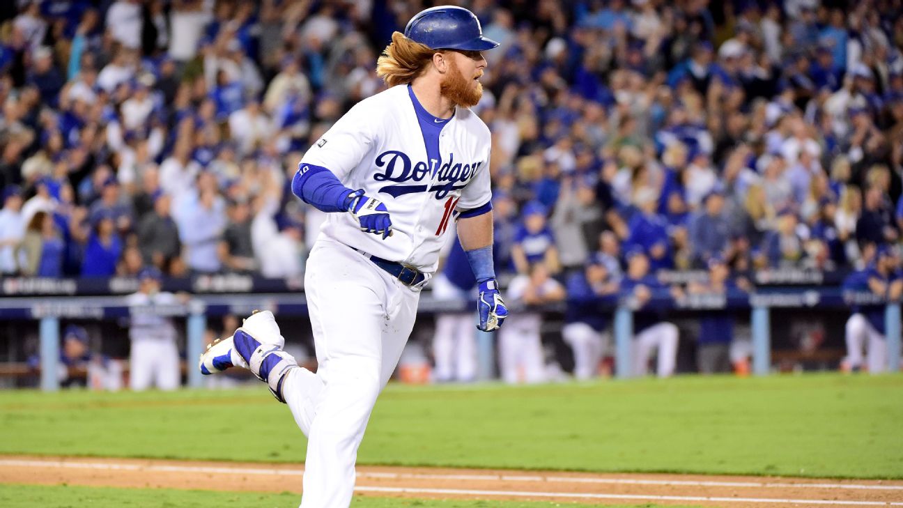 The Dodgers' Justin Turner is facing a dwindling free-agent market too
