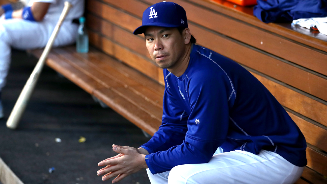 Los Angeles Dodgers introduce Kenta Maeda, say health issues 'asymptomatic'  - ESPN