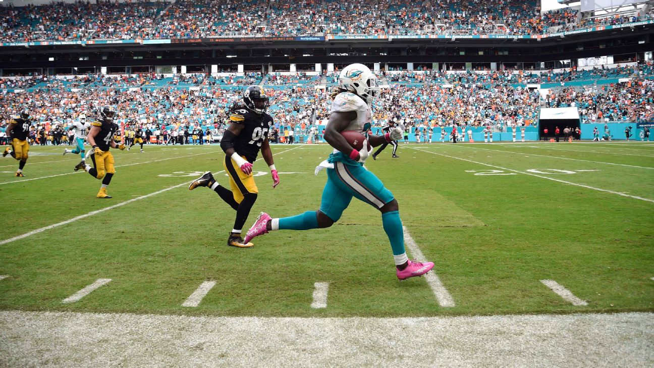 Jay Ajayi runs around, over, and through Steelers - The Phinsider