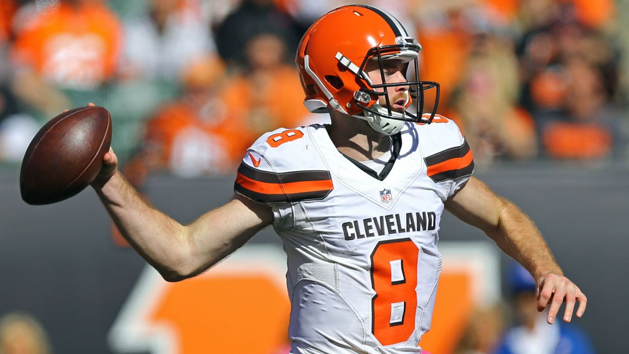 Report: QB Kevin Hogan asked Browns for permission to seek a trade