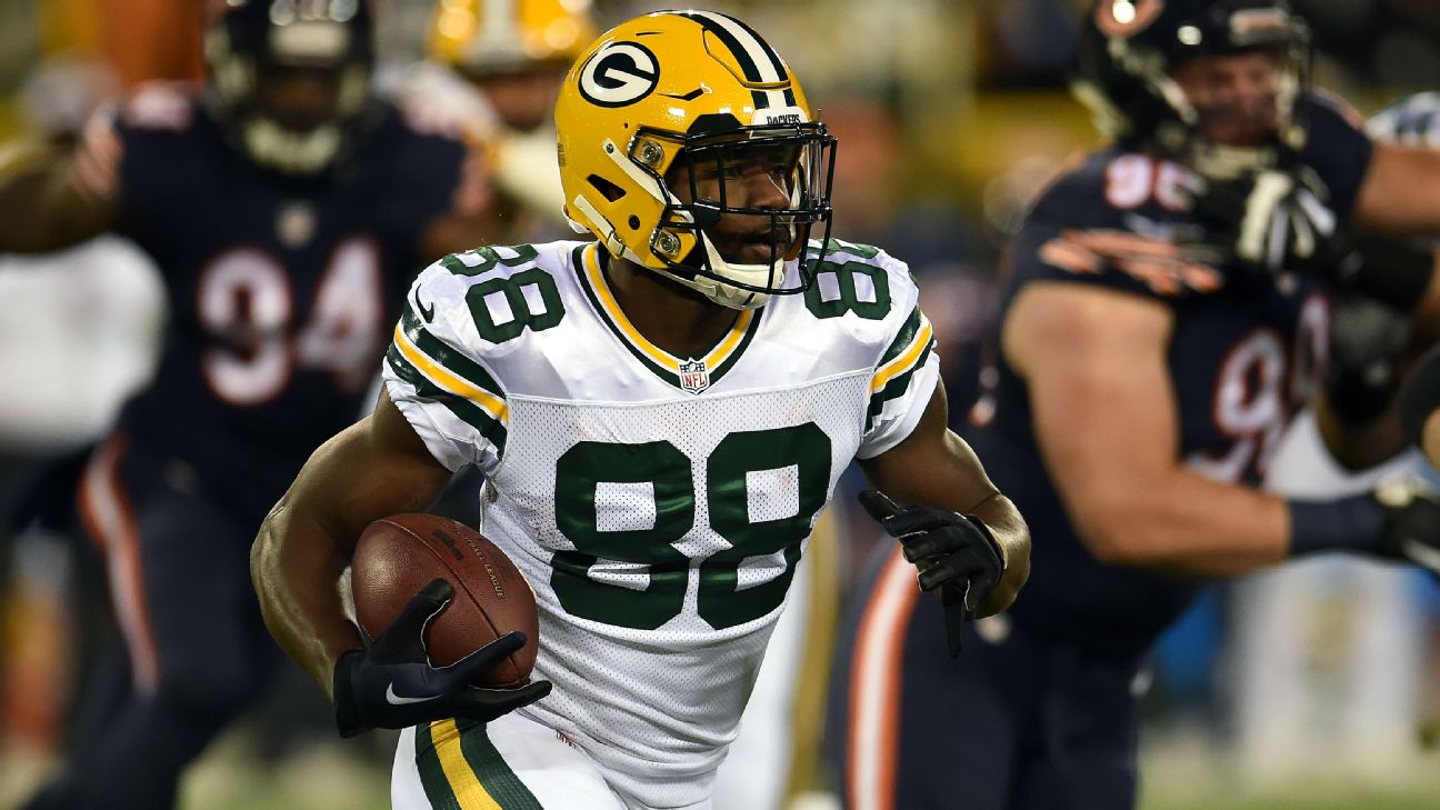 Ty Montgomery says No. '88 is unique.' So is the Packers running