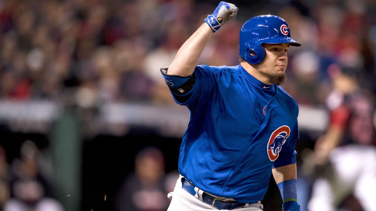 Cubs' Kyle Schwarber not cleared to play the outfield as World