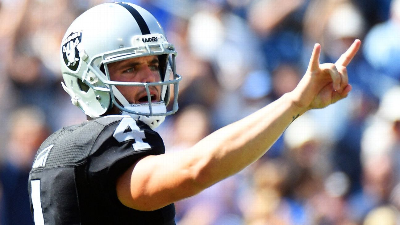 AFC West Roundup: Derek Carr extended by Las Vegas Raiders