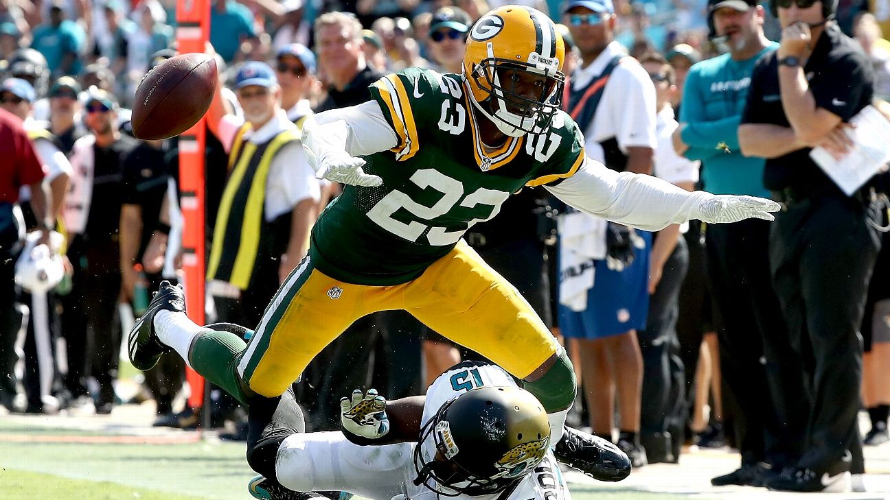 Damarious Randall of Green Bay Packers undergoes surgery on groin injury -  ESPN