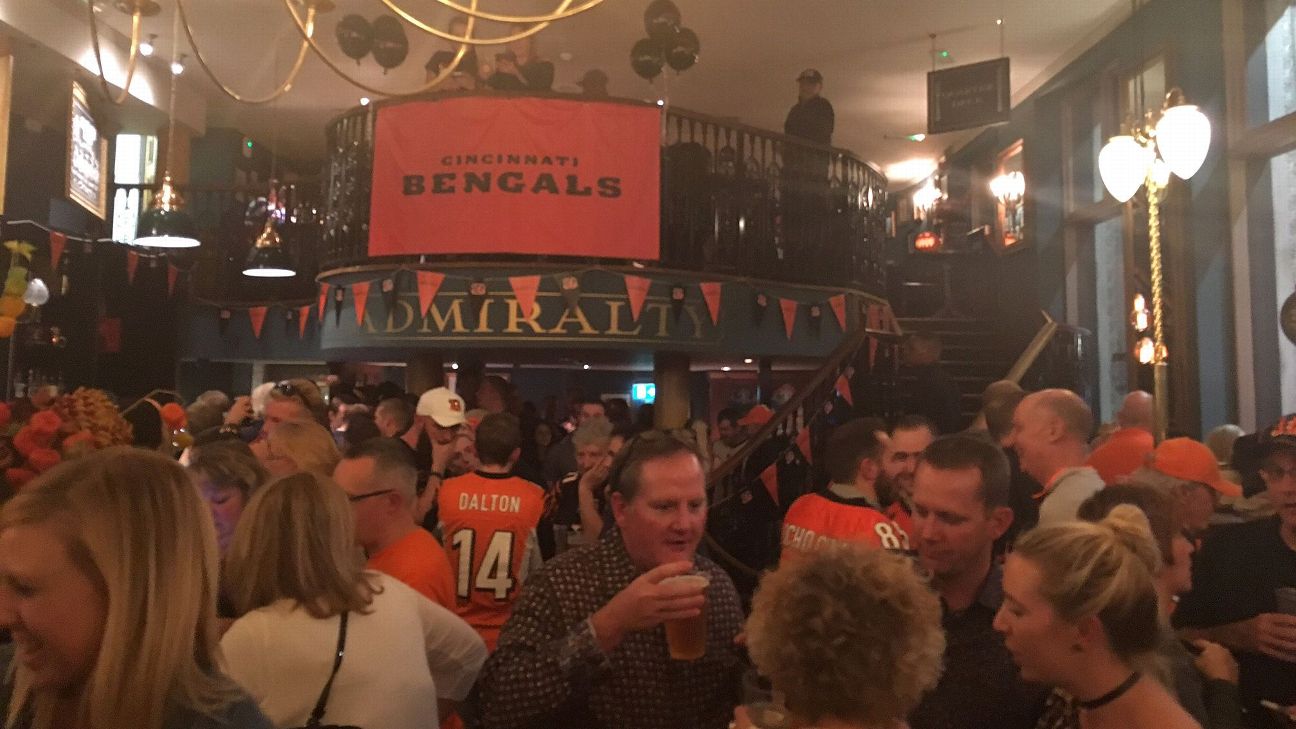 Cincinnati Bengals fans from all over world flock to London - ESPN -  Cincinnati Bengals Blog- ESPN