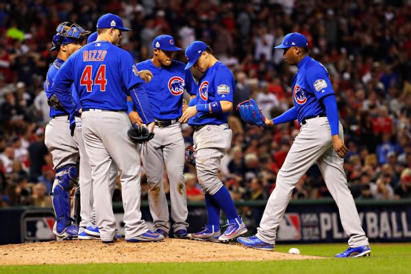 Aroldis Chapman, Adam Warren get World Series rings from Cubs - ABC7 Chicago