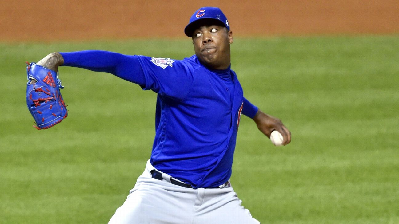 Diamondbacks continue pursuit of Aroldis Chapman