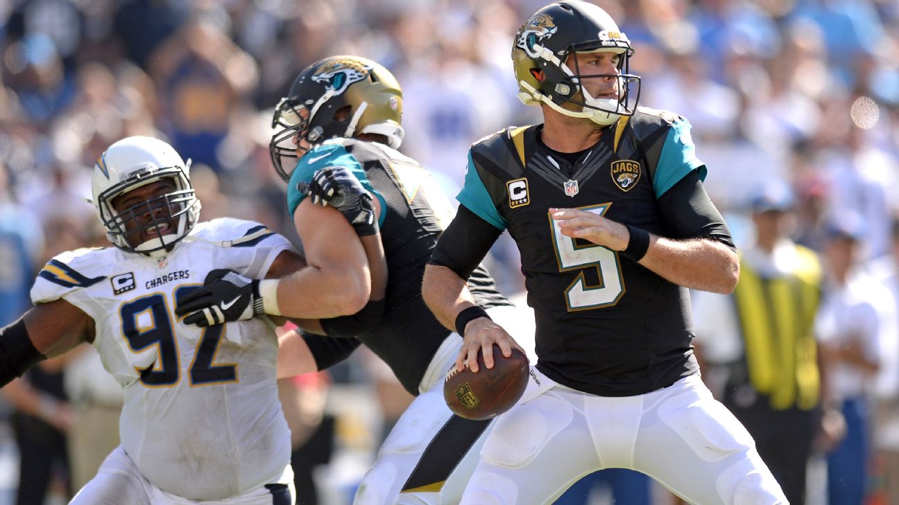 Jaguars Notebook: Confident Blake Bortles ready for Chargers