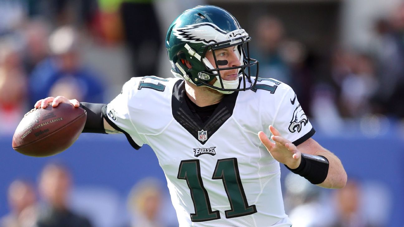 Philadelphia Eagles knock off the Carolina Panthers 28-23 - Los Angeles  Times