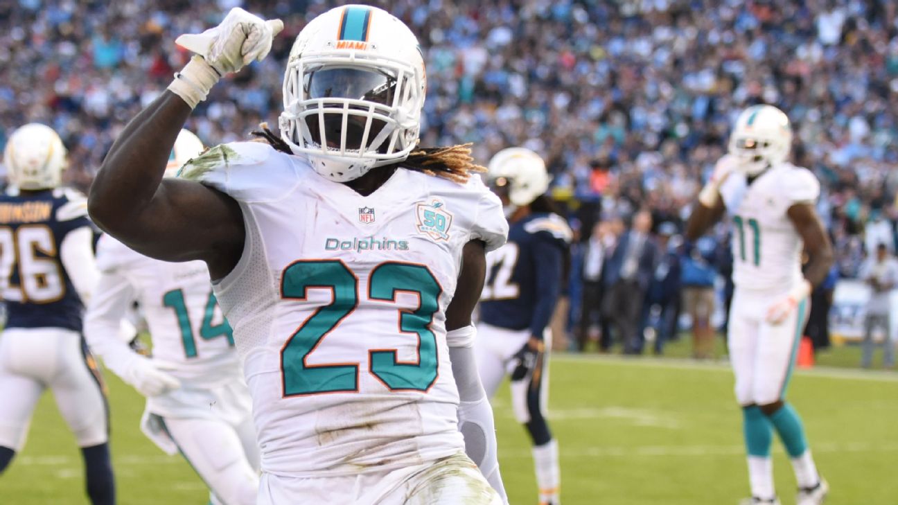 The Steelers were stunned by Dolphins RB Jay Ajayi