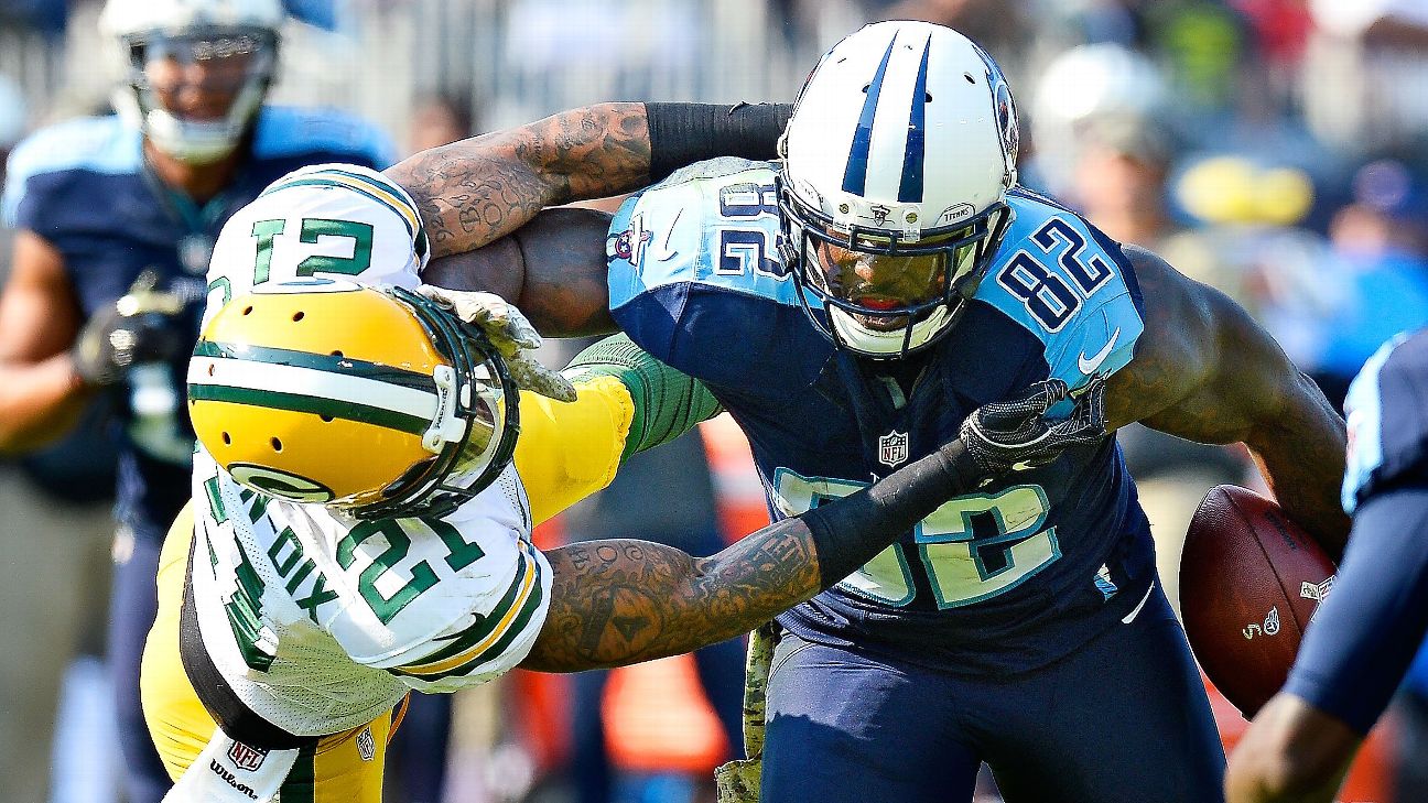 Texans face another talented TE in Titans' Delanie Walker