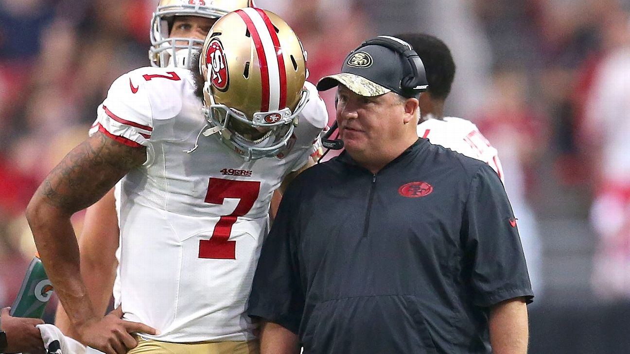 Chip Kelly says Colin Kaepernick's practice reps increased last week