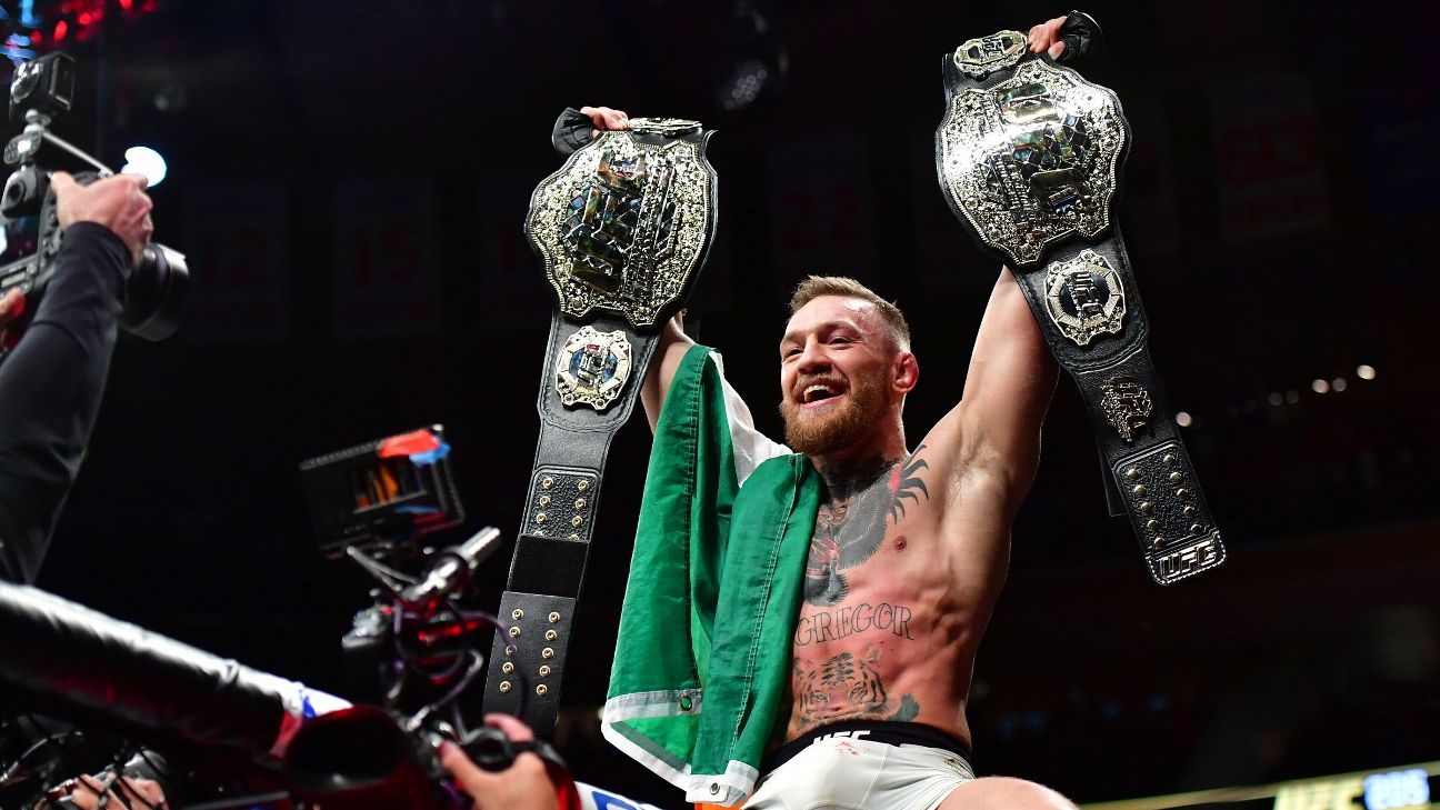 UFC says Conor McGregor has vacated 