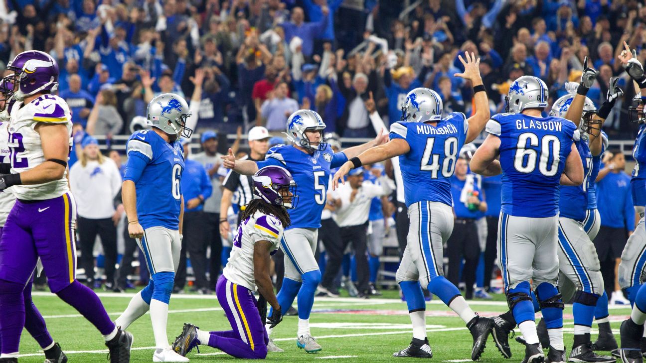 Detroit Lions' Caldwell defends Matt Prater's kicking struggles