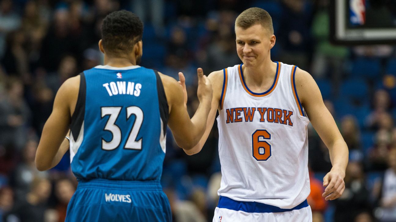 In his second season, Knicks PF Kristaps Porzingis is really