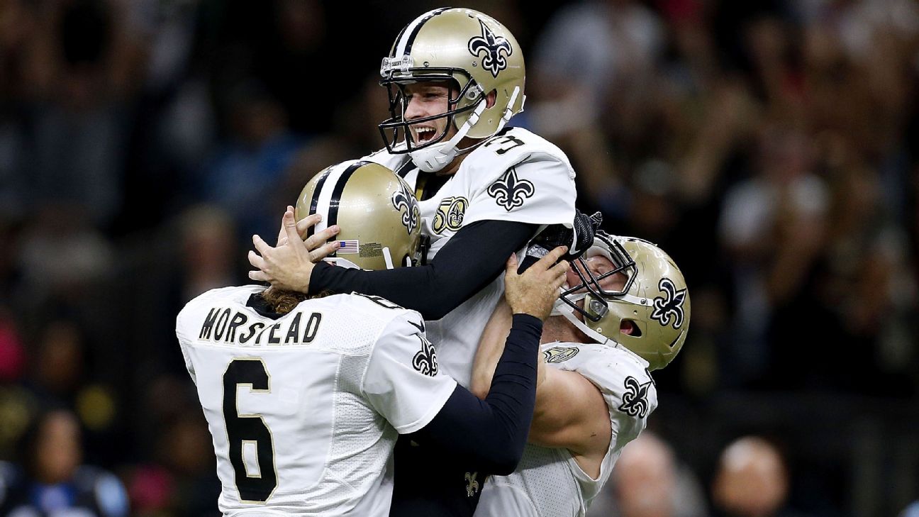 Saints: 'We all knew' Lutz would nail 58-yard FG - ESPN