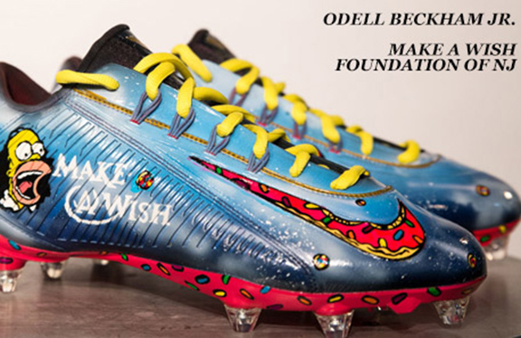 Odell Beckham Jr. showcases custom cleats collection