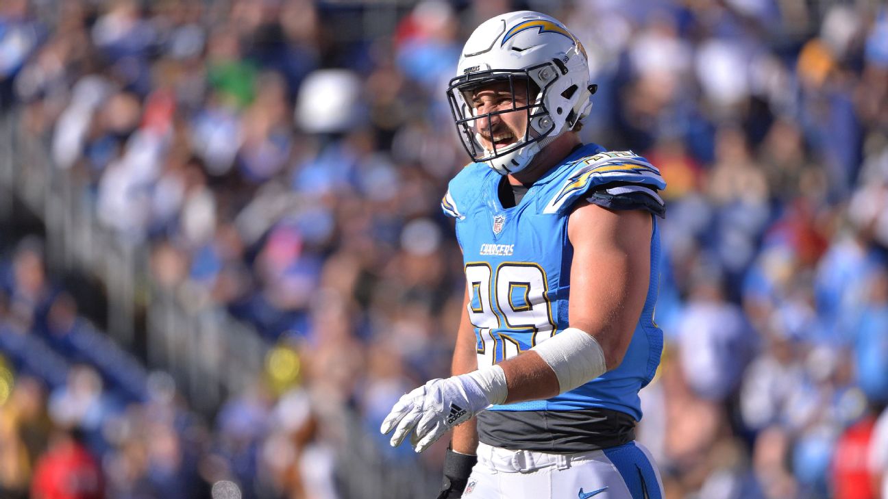 Chargers pass rushers Joey Bosa, Melvin Ingram hard to stop