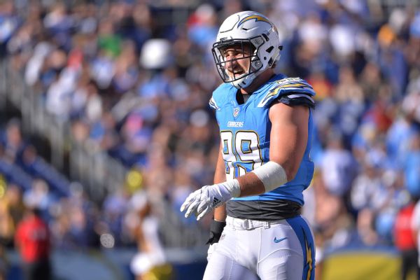 San Diego Chargers rookie Joey Bosa practices in full pads - ESPN