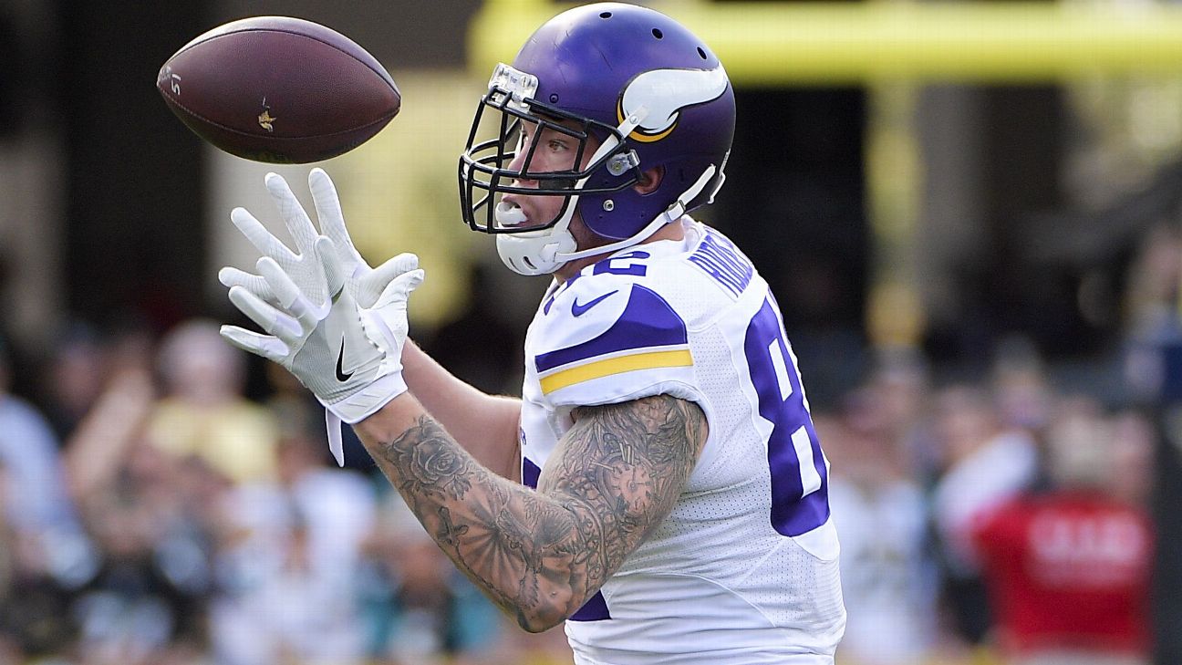 Kyle Rudolph emerging as go-to man for Minnesota Vikings QB Sam Bradford –  The Denver Post