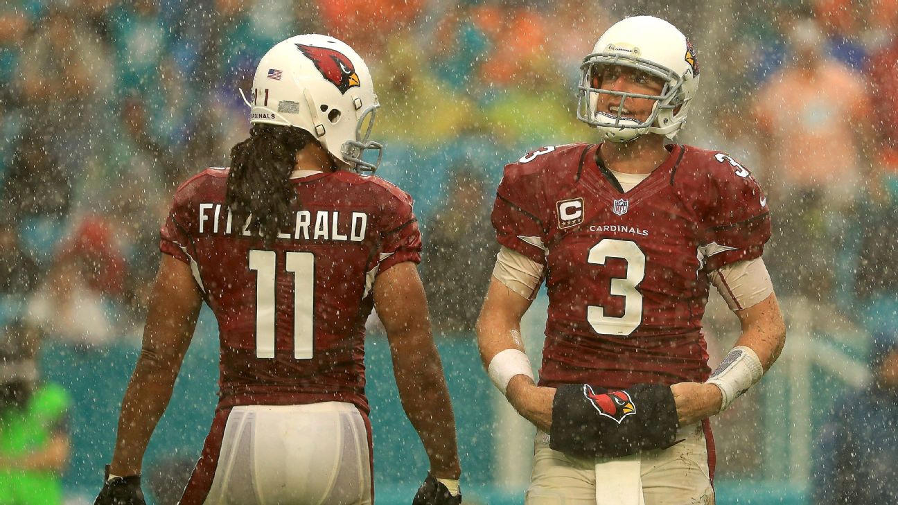 Carson Palmer and Larry Fitzgerald sign Arizona Cardinals