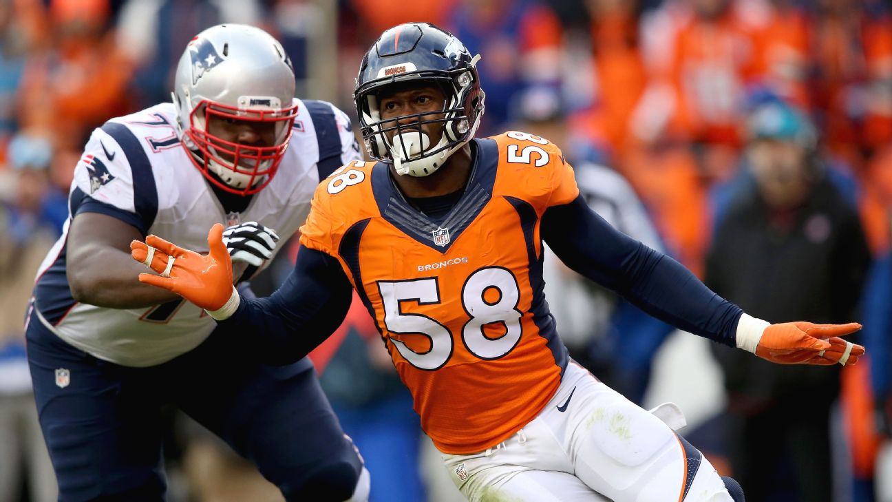 Von Miller's Super Bowl 50 helmet found with Brady jerseys? - ESPN - Denver  Broncos Blog- ESPN