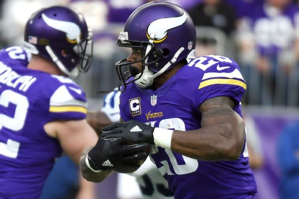 Vikings RB Adrian Peterson says he'll play Sunday versus Colts