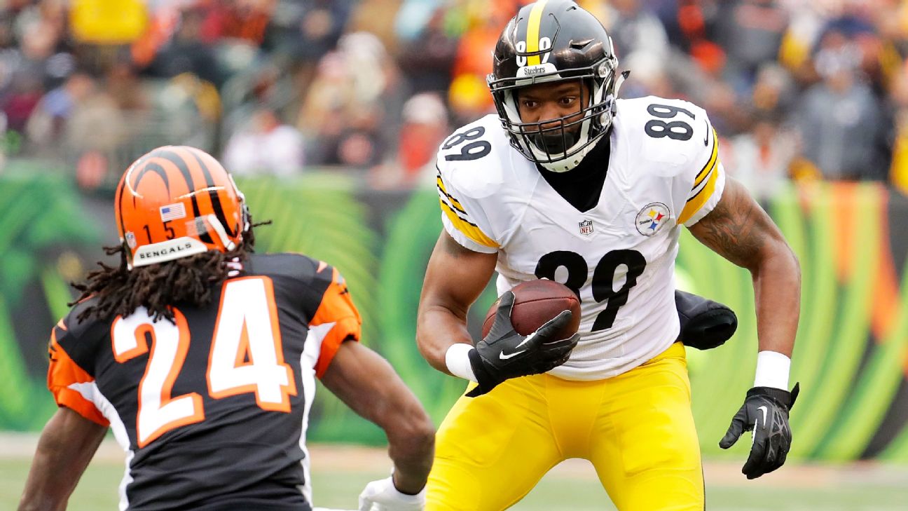 Pittsburgh Steelers thin at tight end after Jesse James injury 