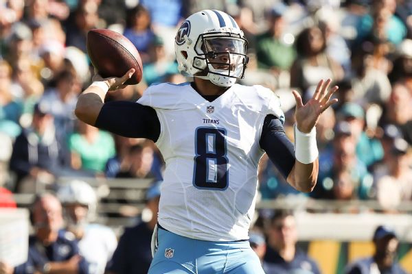Marcus Mariota carted off with broken leg as Titans lose to Jags - ABC7 New  York