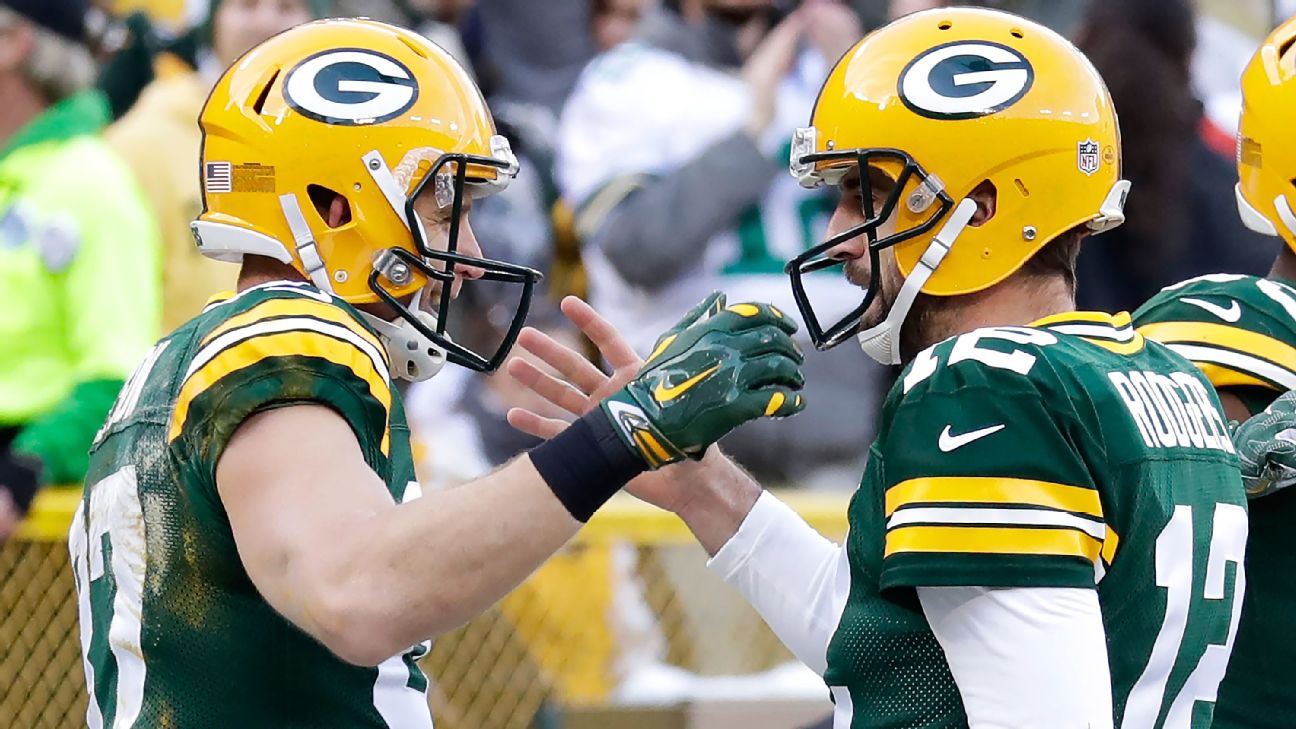 Aaron Rodgers Jordy Nelson Connection Sets Packers Record With 58th Td